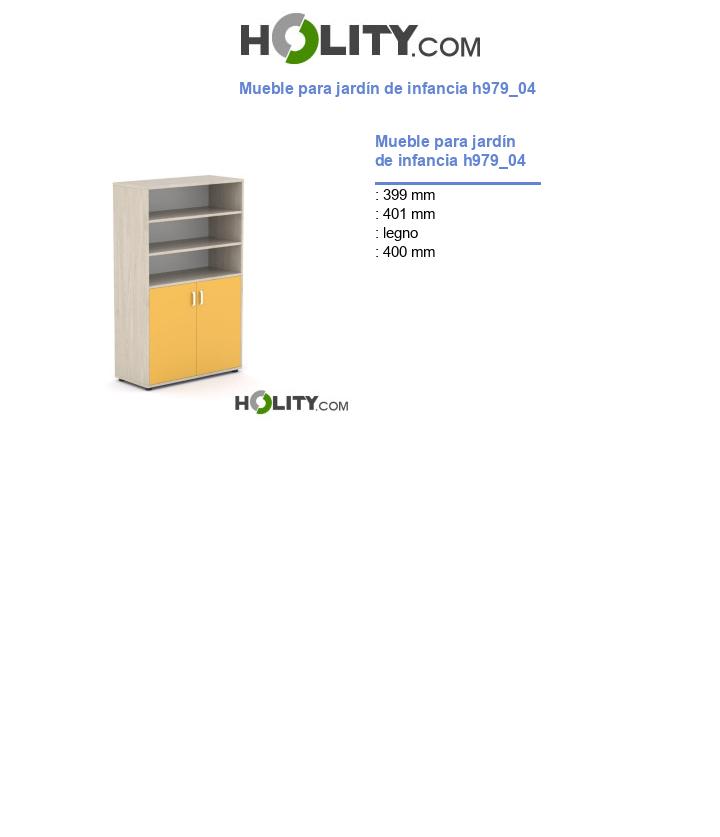 Mueble para jardín de infancia h979_04