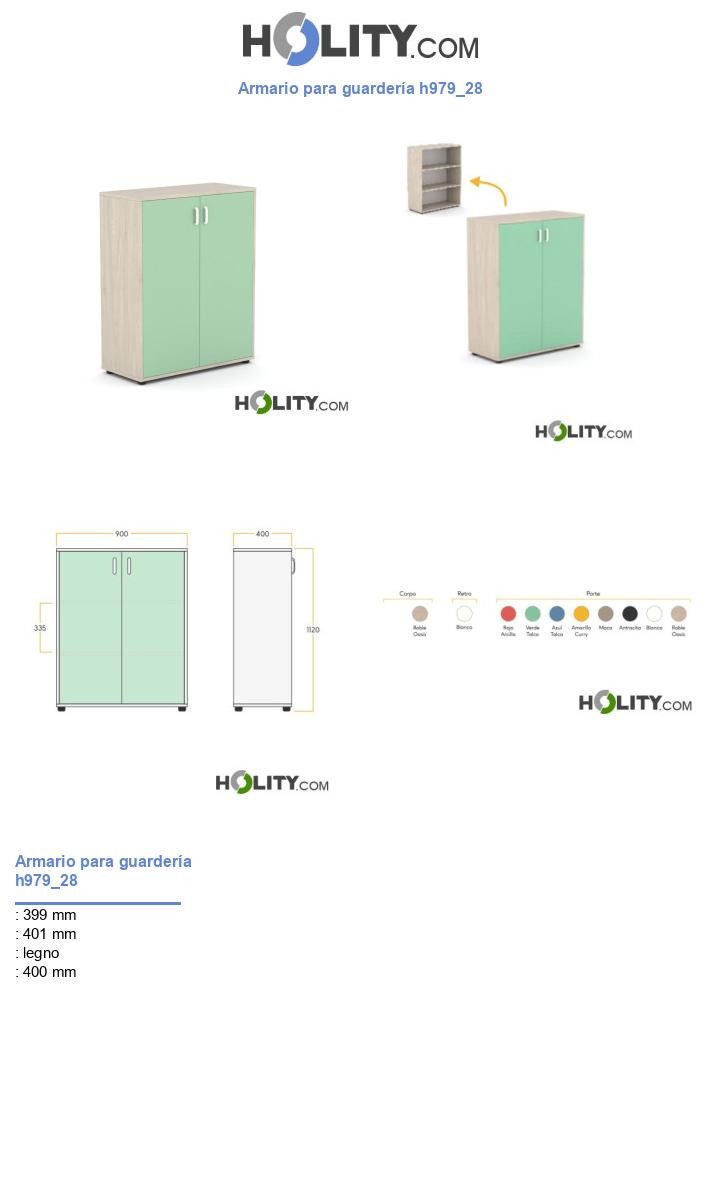Armario para guardería h979_28