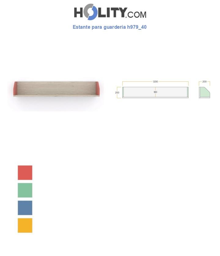 Estante para guardería h979_40