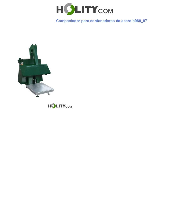 Compactador para contenedores de acero h980_07