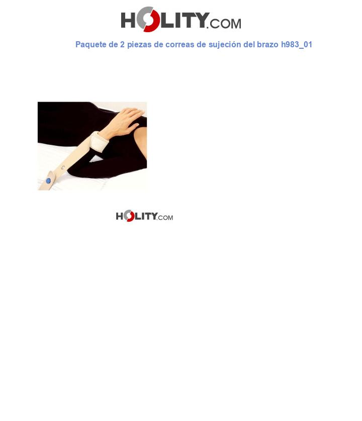 Paquete de 2 piezas de correas de sujeción del brazo h983_01
