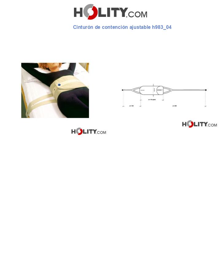 Cinturón de contención ajustable h983_04