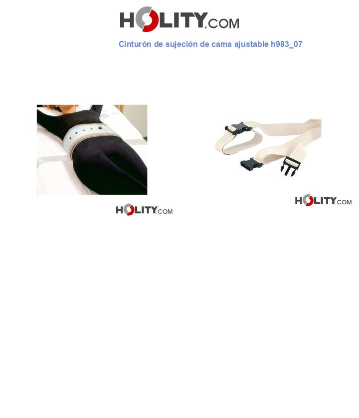 Cinturón de sujeción de cama ajustable h983_07