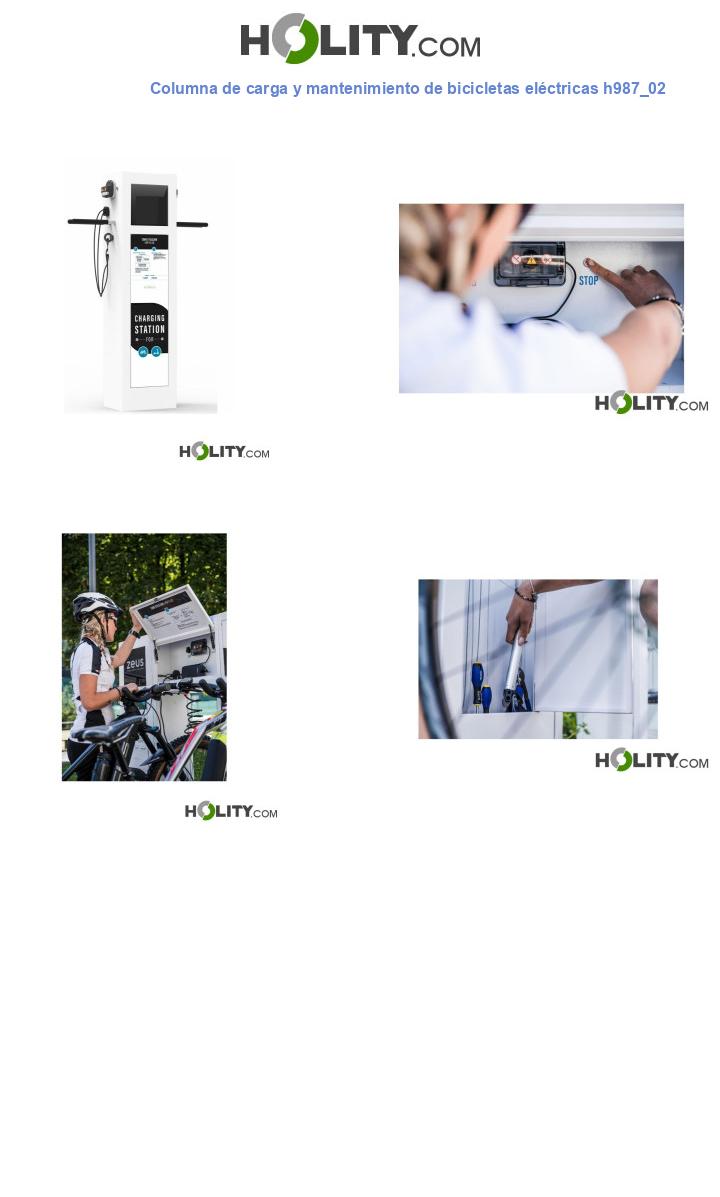 Columna de carga y mantenimiento de bicicletas eléctricas h987_02