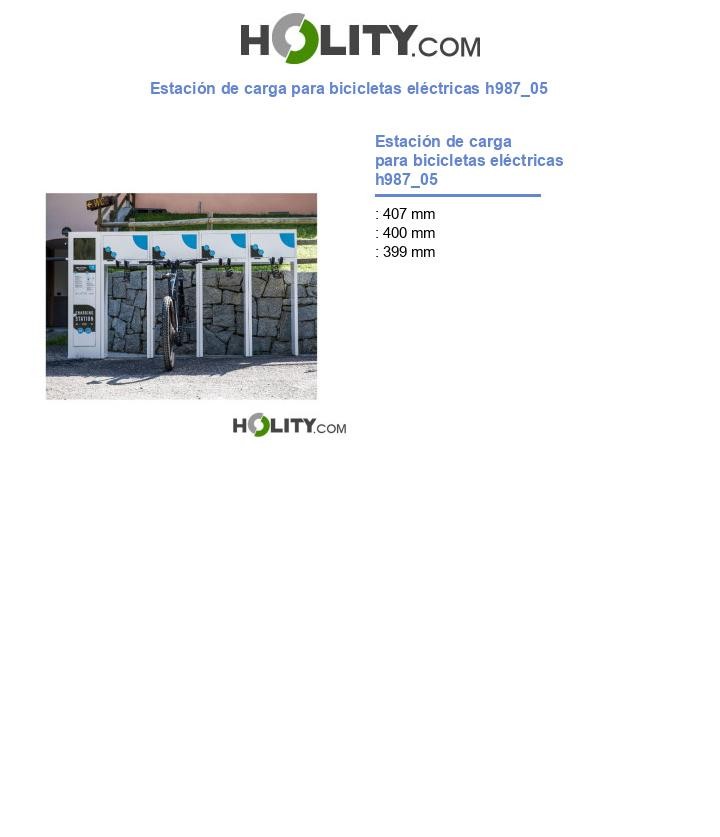 Estación de carga para bicicletas eléctricas h987_05
