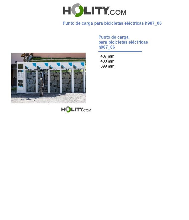 Punto de carga para bicicletas eléctricas h987_06