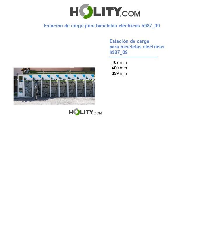 Estación de carga para bicicletas eléctricas h987_09