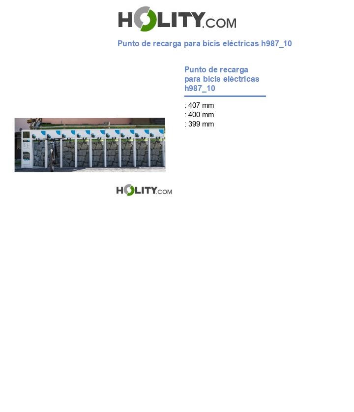 Punto de recarga para bicis eléctricas h987_10