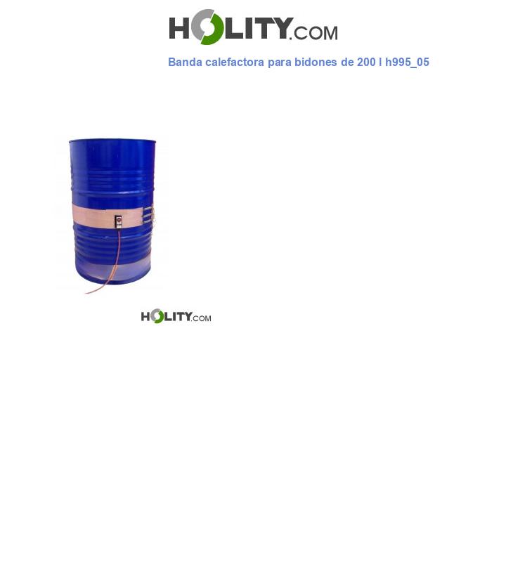 Banda calefactora para bidones de 200 l h995_05