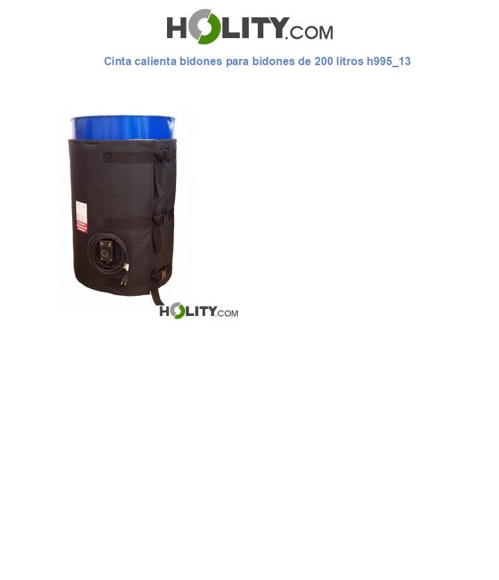 Cinta calienta bidones para bidones de 200 litros h995_13