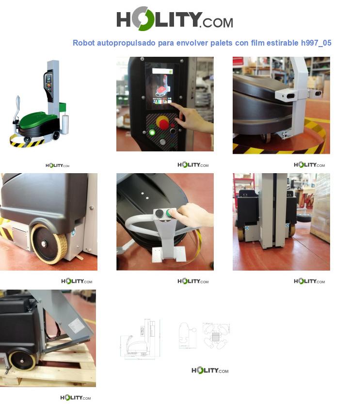 Robot autopropulsado para envolver palets con film estirable h997_05