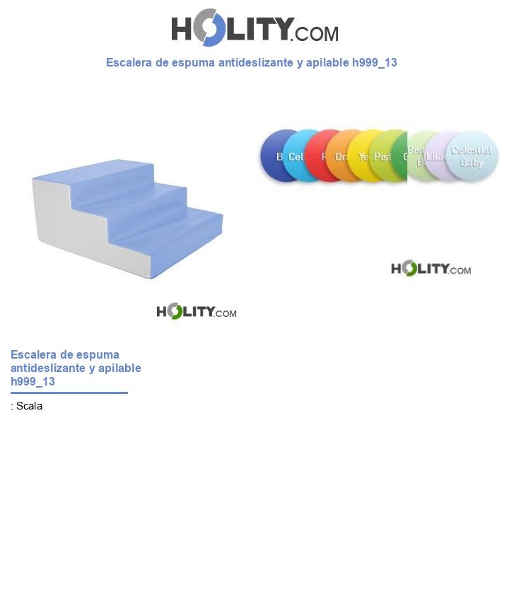 Escalera de espuma antideslizante y apilable h999_13