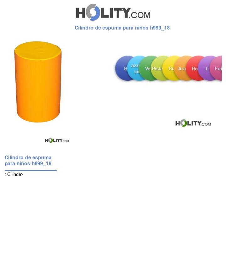 Cilindro de espuma para niños h999_18