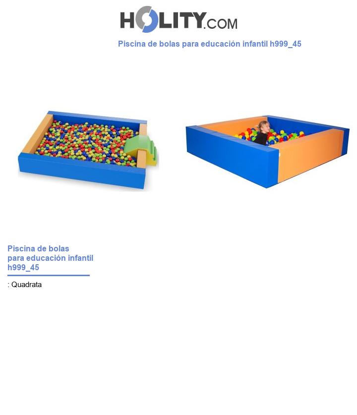 Piscina de bolas para educación infantil h999_45
