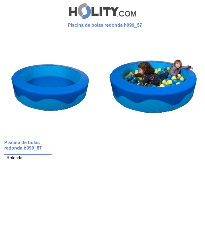 Piscina de bolas redonda h999_57