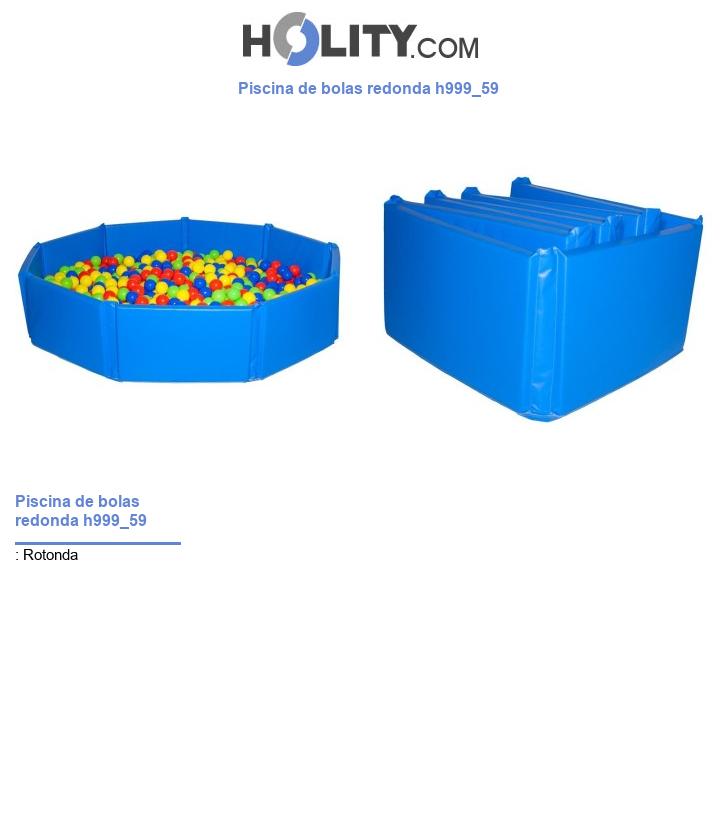 Piscina de bolas redonda h999_59