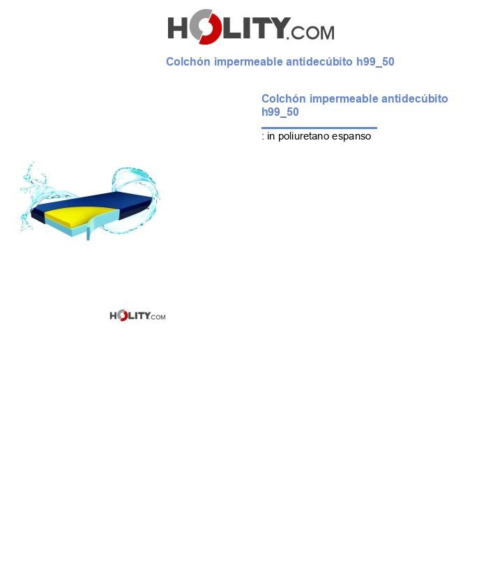 Colchón impermeable antidecúbito h99_50